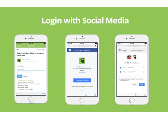 HootChat – screenshot 4