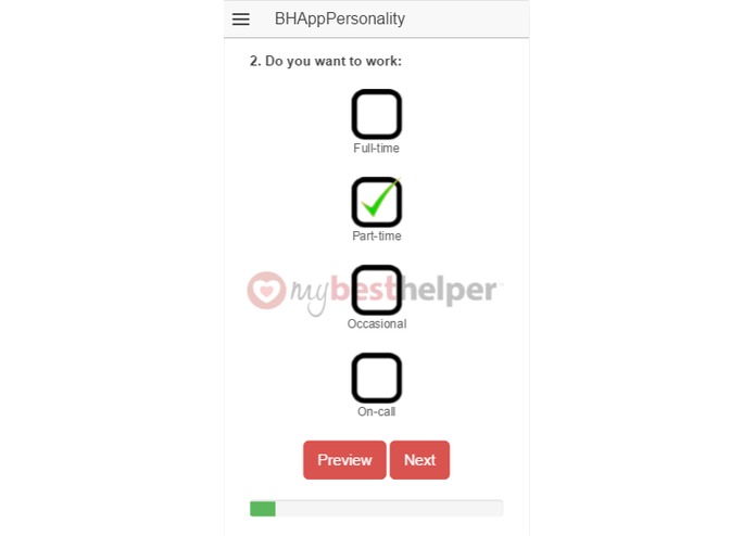 BHAppPersonality – screenshot 1