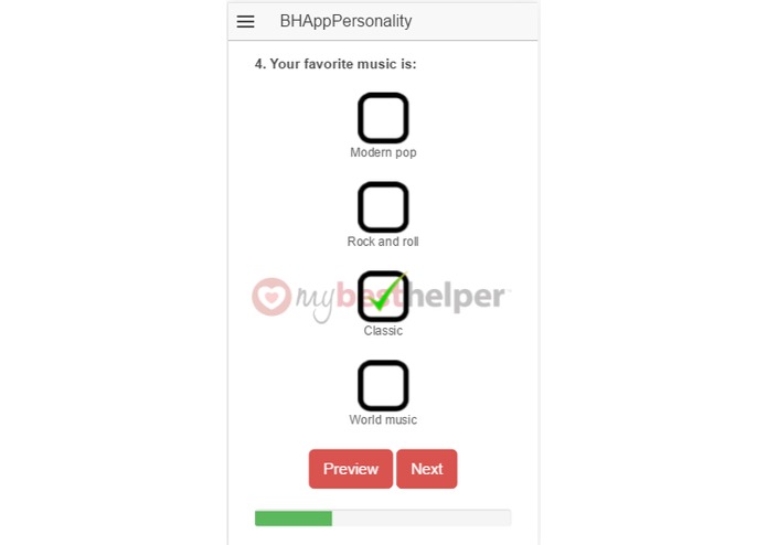 BHAppPersonality – screenshot 5