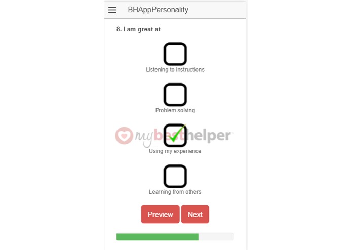 BHAppPersonality – screenshot 9