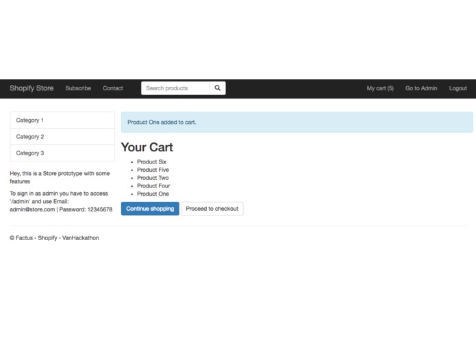 Shopify - Backend Project – screenshot 2