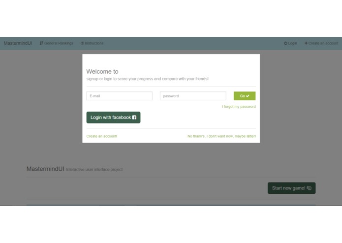 Axiom Zen - mastermindUI – screenshot 1
