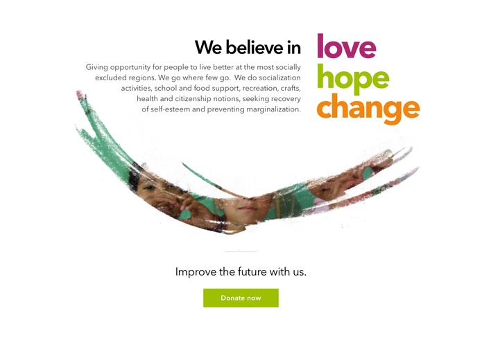 Axiom Zen - Designing landing page for NGO – screenshot 3