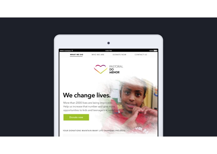 Axiom Zen - Designing landing page for NGO – screenshot 5