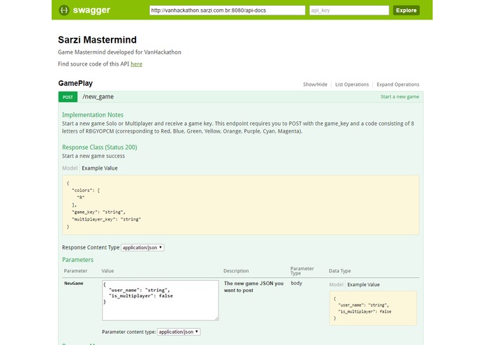 Axiom-Zen Mastermind API Single Player Finished – screenshot 3