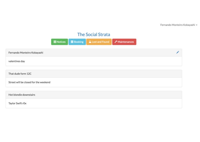 Vanhackathon - Mygreenspace, Social Strata – screenshot 1