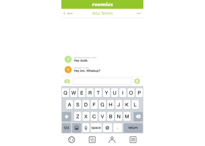 Hootsuite - Mobile App - Roomies Mobile Chat – screenshot 2