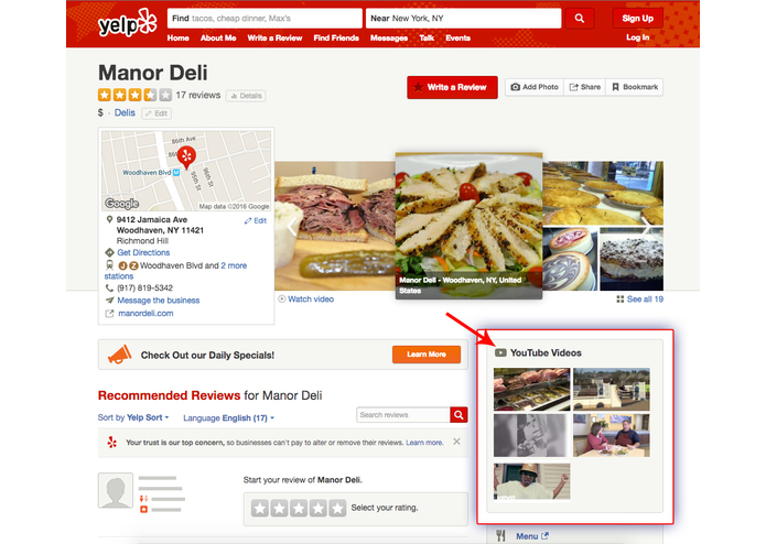 BroadbandTV - Yelp Video Augmenter – screenshot 1