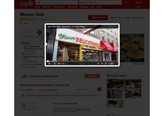 BroadbandTV - Yelp Video Augmenter – screenshot 2