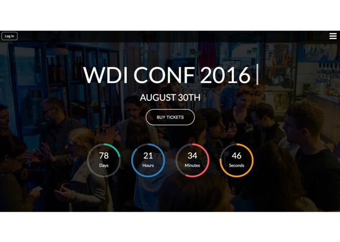 WDI Conference – screenshot 1