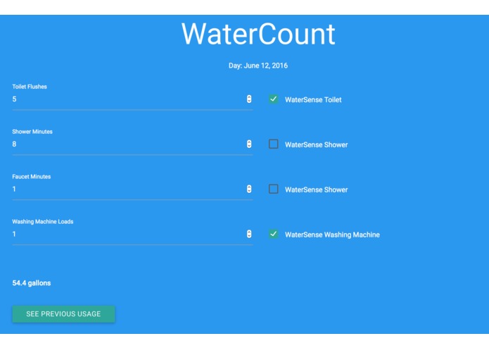 WaterCount – screenshot 2