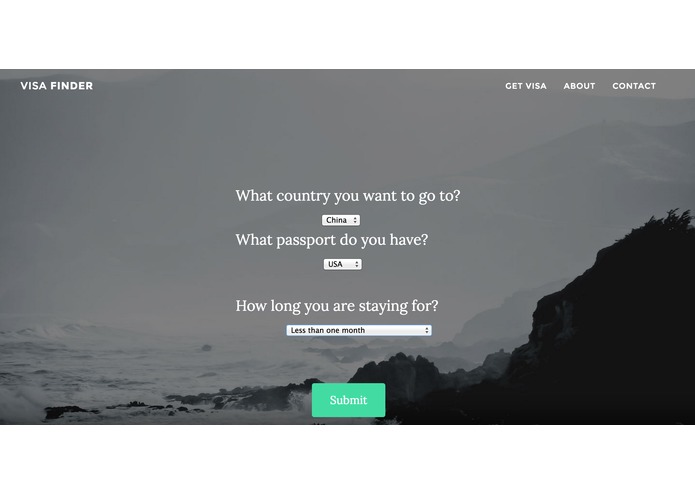Visafinder – screenshot 2