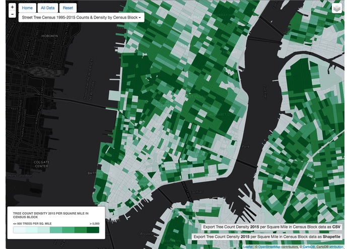 NYGeog's Maps Over Time NYC Trees Count Data Jam – screenshot 1