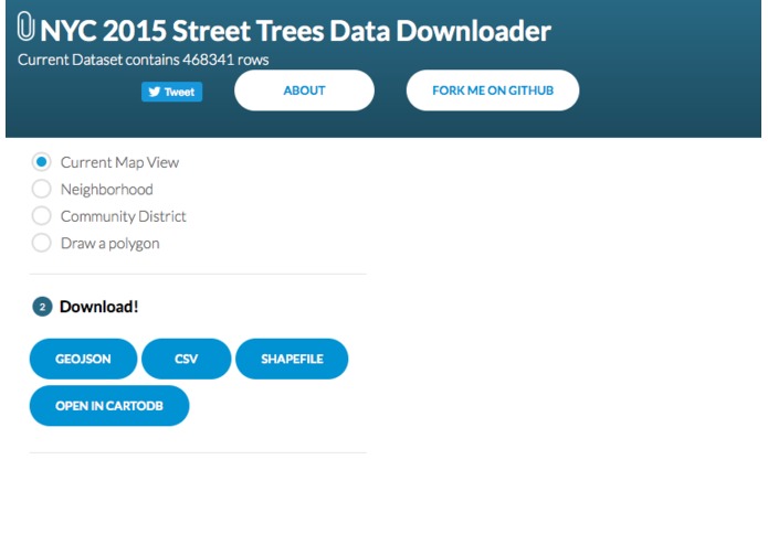 TreesCount Data Downloader – screenshot 1