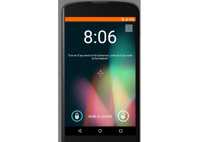 Biometric Lock Screen – screenshot 1