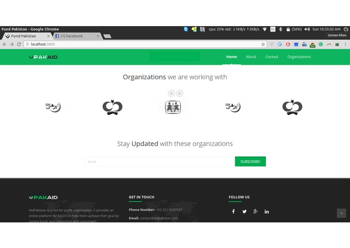 aidpakistan – screenshot 2