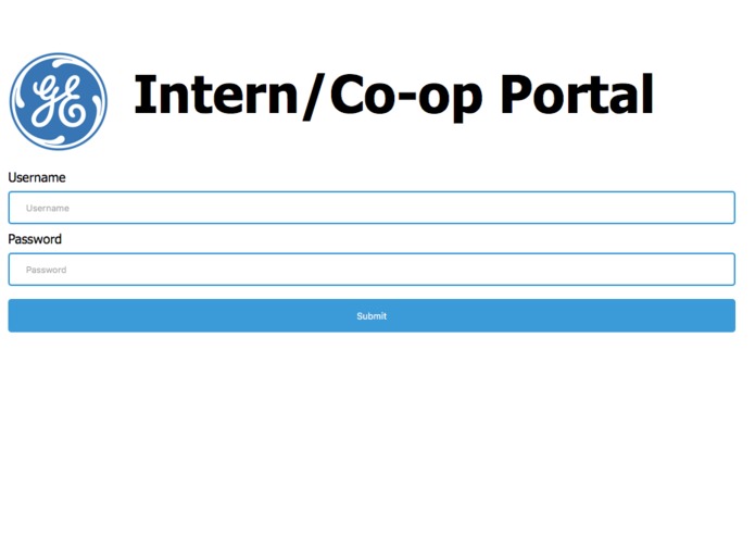Intern Communication Portal – screenshot 1