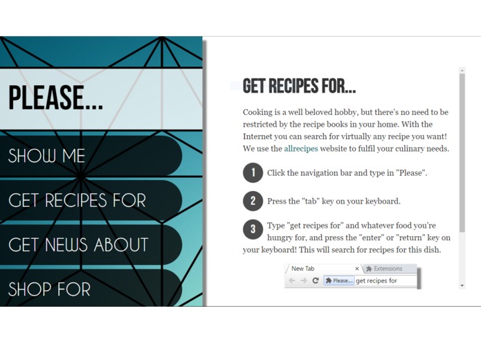 Please Chrome Extension – screenshot 2
