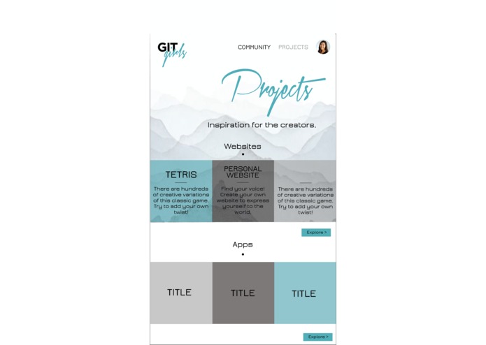 GitGirls – screenshot 2