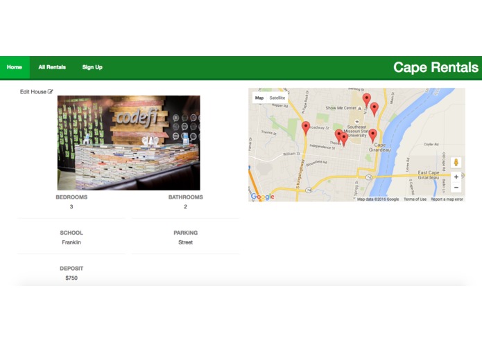 Cape Rentals – screenshot 1