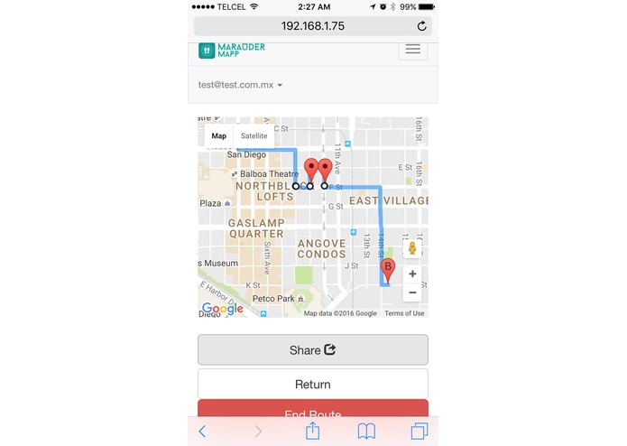 Marauder mApp – screenshot 9