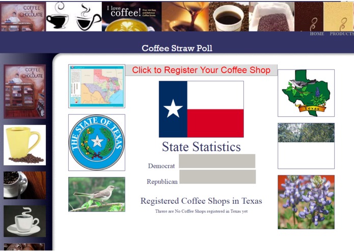 CoffeeStrawPoll – screenshot 1