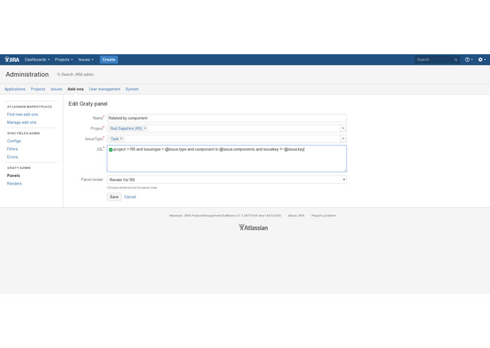 Related issue panel – screenshot 1