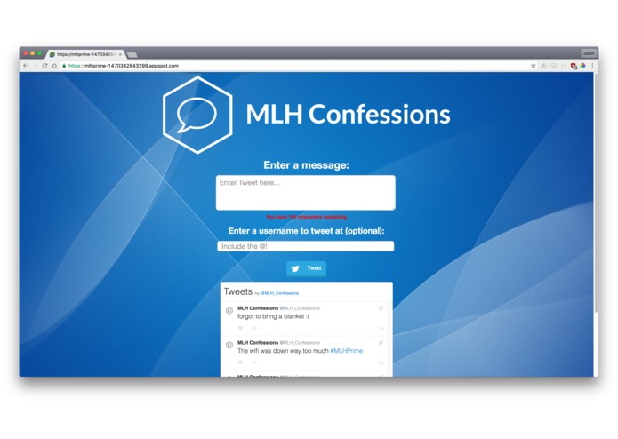 MLH Confessions – screenshot 1
