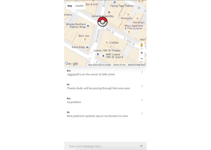 Pokemon Go: Chat App – screenshot 2
