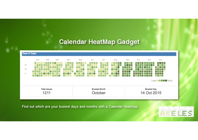 Calendar Heatmap Gadget – screenshot 1