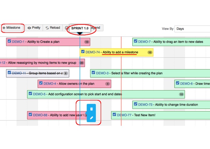 Simplified Planner for JIRA – screenshot 4