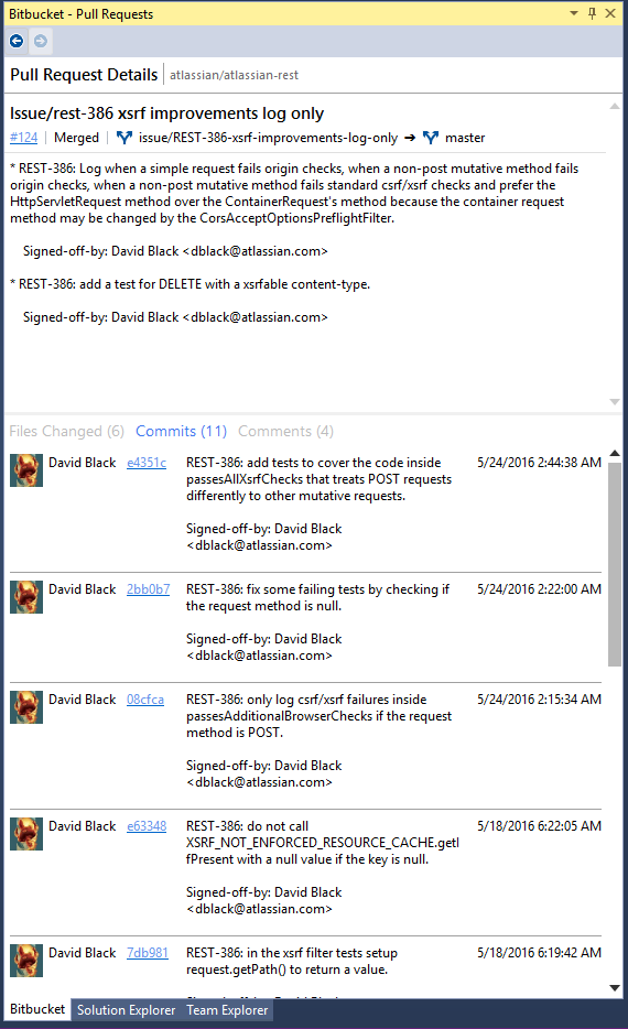 Visual Studio Bitbucket Extension Devpost