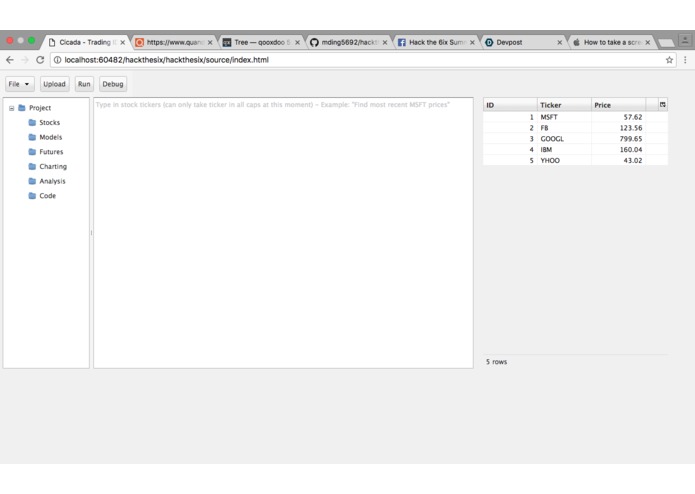 Cicada : Trading + Finance IDE – screenshot 1