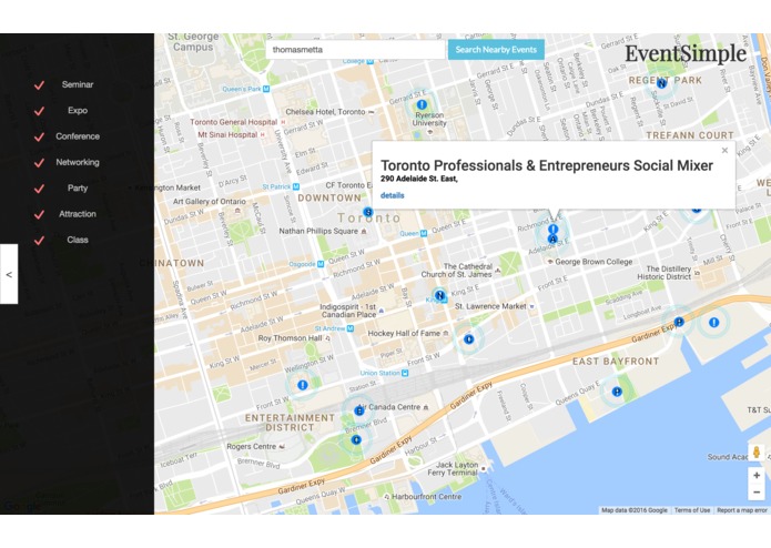 EventSimple – screenshot 1