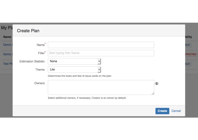 Simplified Planner for JIRA – screenshot 1