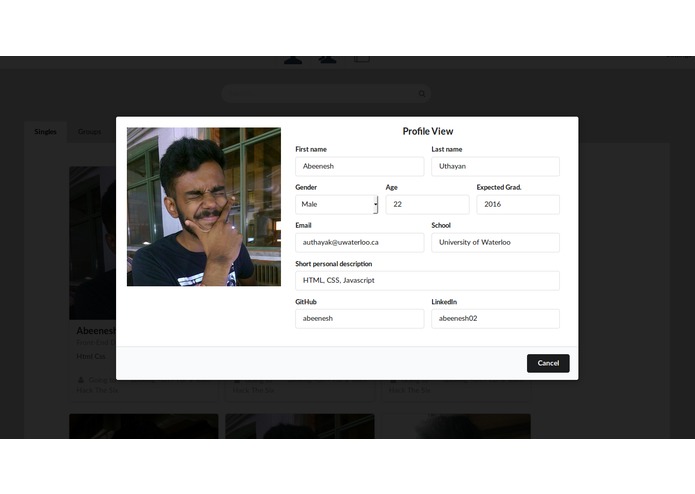 hackTogether – screenshot 3