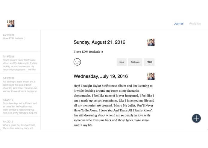 Reflect: A Private Journal with zero-config AI – screenshot 1
