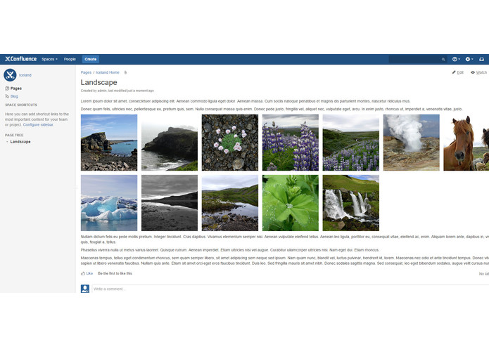 Image Galleries and Slider for Confluence – screenshot 2