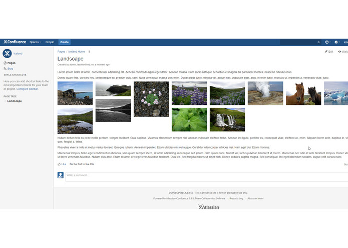 Image Galleries and Slider for Confluence – screenshot 3