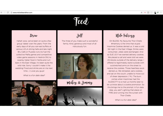 Michelle & Thor's Wedding Surprise Site – screenshot 1