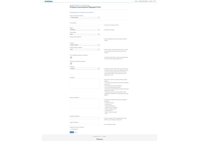 Product Commitment Request - PCR – screenshot 2