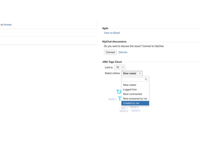 Tags Cloud for JIRA – screenshot 4