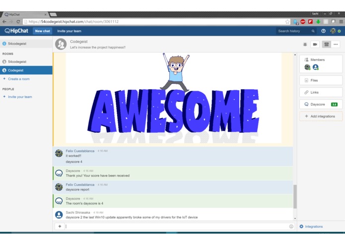 Dayscore (for Shiny Happy People) – screenshot 1