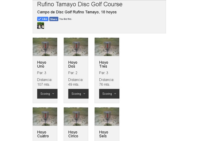 DiscGolf Scorekeeper – screenshot 1