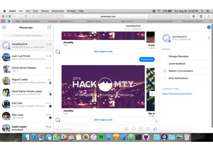 ITESM Campus Bot (ITC career pilot) – screenshot 3