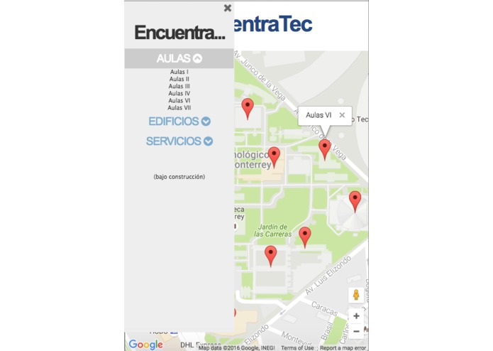 EncuentraTec – screenshot 1