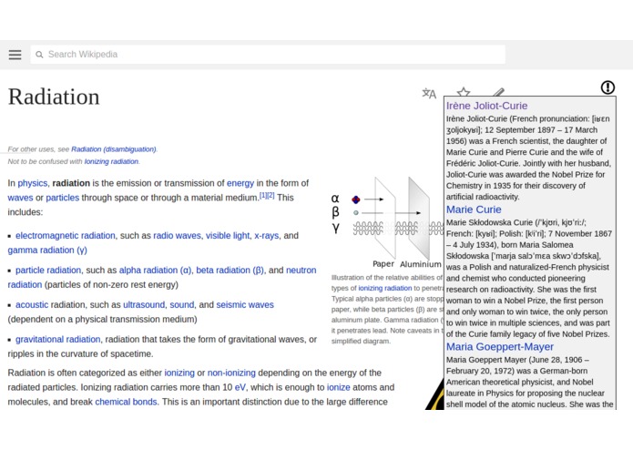 The influential women index – screenshot 3