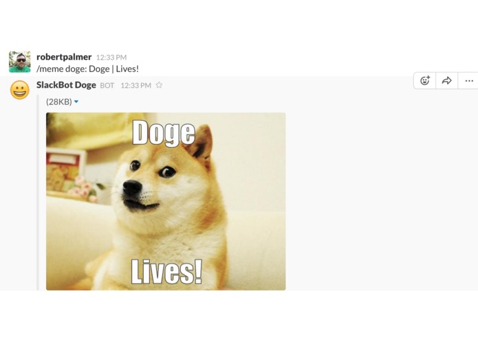 SlackBot Doge – screenshot 1