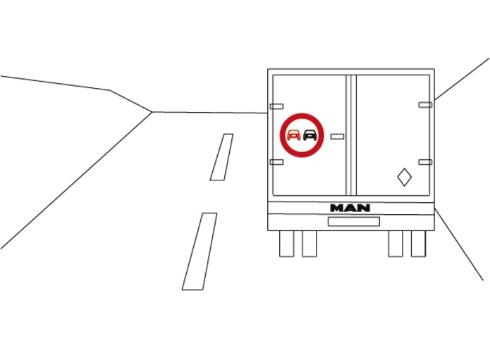 Safe Truck-Overtaking sign – screenshot 1