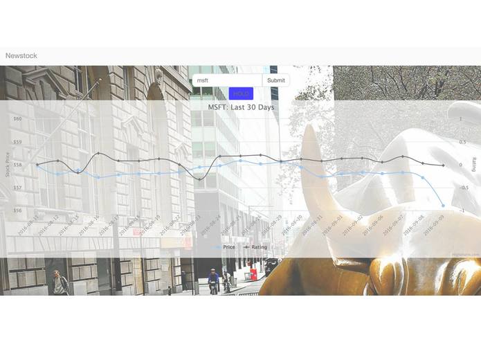 Newstock – screenshot 1